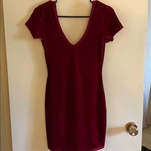 Velvet mini dress